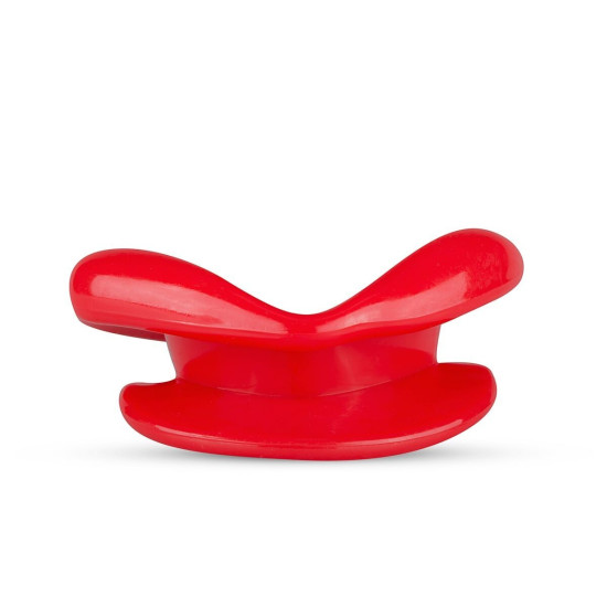Капа-розширювач для рота у формі губ, силіконова, червона XOXO Blow Me A Kiss Mouth Gag Red