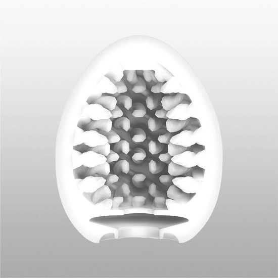 Мастурбатор-яйце з рельєфом у вигляді великої щетини Tenga Egg Brush