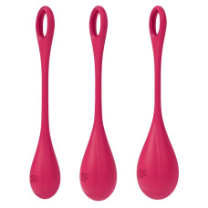 Набір йоні намистин, червоні, діаметр 2-2,5-3 см, вага 22-46-74 г Satisfyer Yoni Power 1 Red
