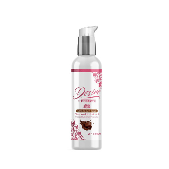 Съедобная интимная смазка с шоколадным вкусом на водной основе Desire by Swiss Navy Chocolate Kiss, 59 ml