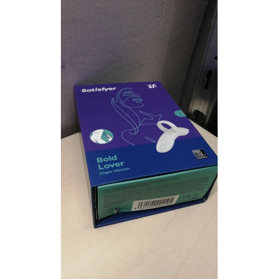 Вібратор на палець Satisfyer Bold Lover White (м'ята упаковка!!!)