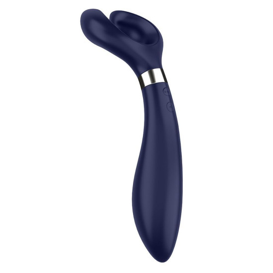 Вібратор для пар з трьома моторами, багатофункціональний, синій Satisfyer Endless Fun Blue