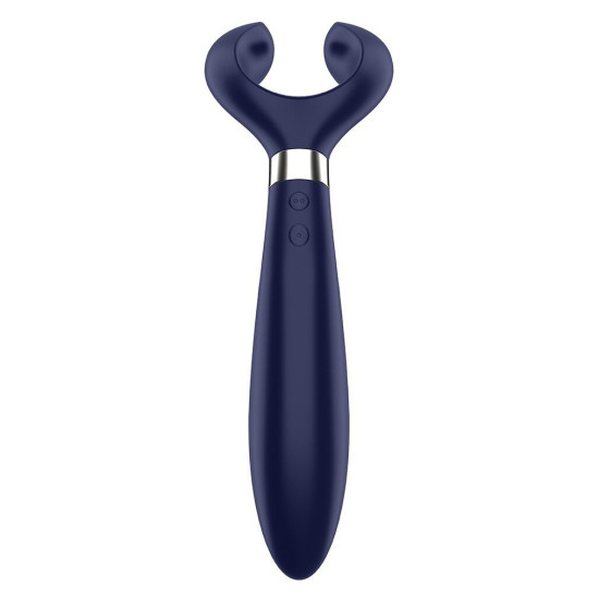 Вібратор для пар з трьома моторами, багатофункціональний, синій Satisfyer Endless Fun Blue