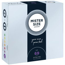 Презервативи для пеніса довжиною 14,7-15,7 см, 36 шт Mister Size - pure feel 69