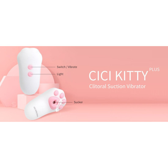 Вакуумний кліторальний стимулятор з вібрацією Otouch Cici Kity Plus