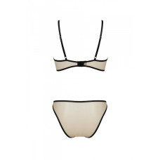 Комплект (бюстгальтер і трусики), бежевий Passion Lorina Set Beige, L/XL