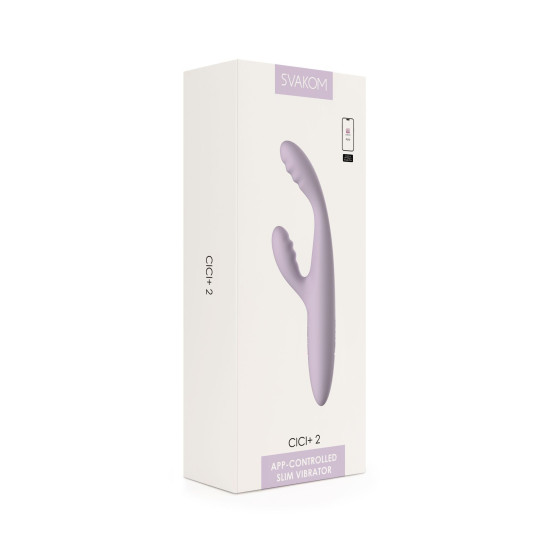 Вибратор, сиреневый Svakom Cici 2+ Pastel Lilac
