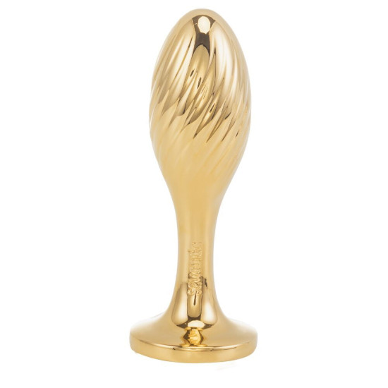 Анальная пробка с белым кроличьим хвостом, форма груши Lockink Sevanda White Bunny-Tail Anal Pear-Shape Plug