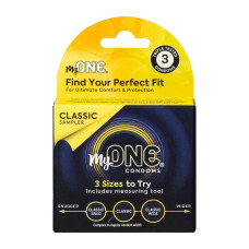 Презервативи в картонній коробці MyONE Classic Sampler, 3 шт
