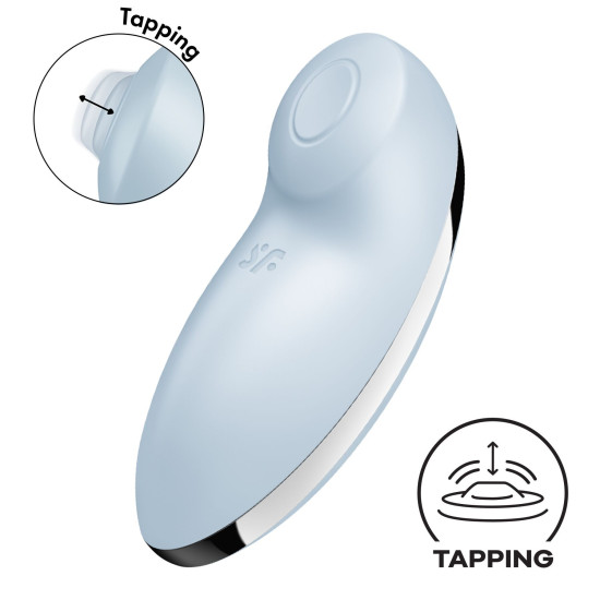 Вибростимулятор-пульсатор, синий Satisfyer Tap & Climax 2 Blue