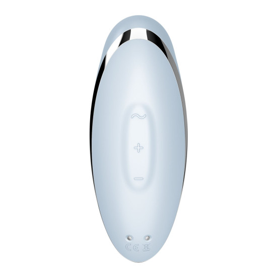 Вибростимулятор-пульсатор, синий Satisfyer Tap & Climax 2 Blue