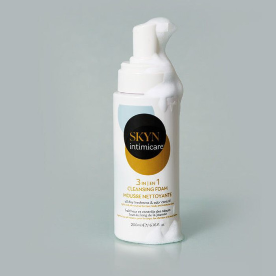 Інтимна піна 3-в-1 для очищення SKYN Intimicare 3 in 1 Cleansing Foam, 200 ml