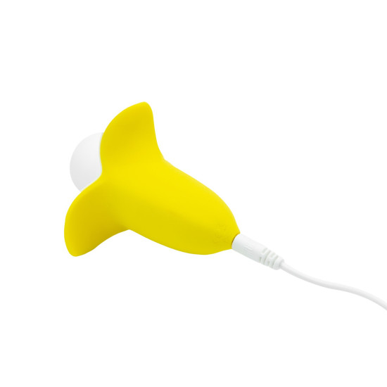 Вибратор банан с 10 режимами вибрации, водонипроницаемый Banana Bliss Mini Silicone Vibrator