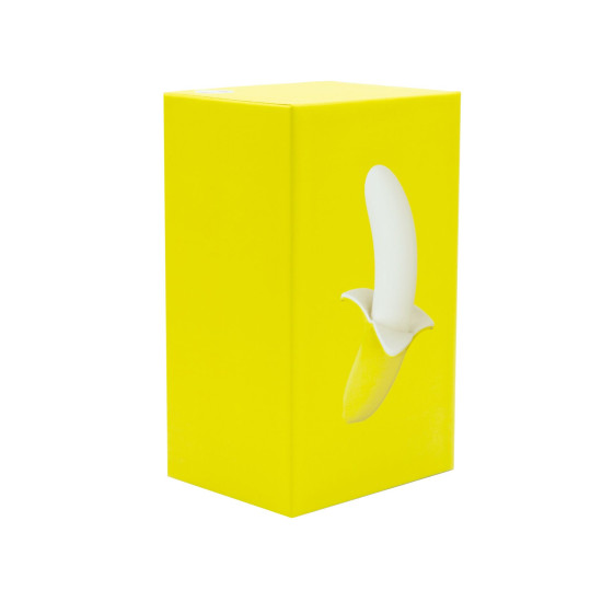 Вибратор банан с 10 режимами вибрации, водонипроницаемый Banana Bliss Mini Silicone Vibrator