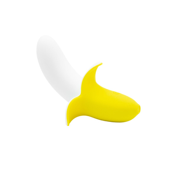 Вибратор банан с 10 режимами вибрации, водонипроницаемый Banana Bliss Mini Silicone Vibrator