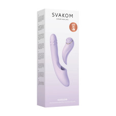 Смарт-вибратор 5в1 с пульсацией и бусинами Svakom Duoglow