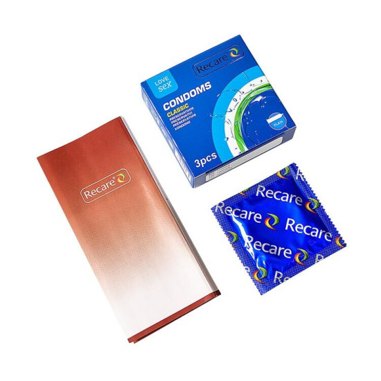 Класичні презервативи, 3 шт Recare Classic Condoms