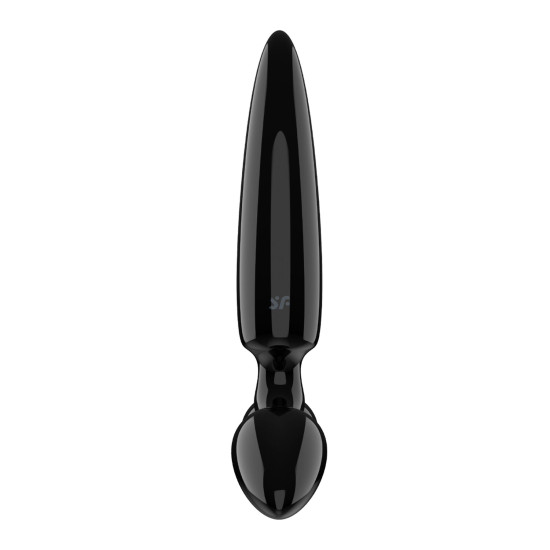 Тристоронній скляний ділдо Satisfyer Triple Crystal 1 Black