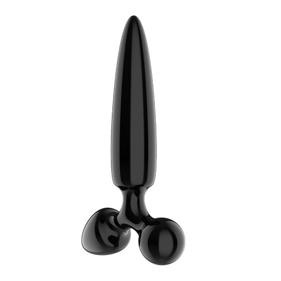 Тристоронній скляний ділдо Satisfyer Triple Crystal 1 Black