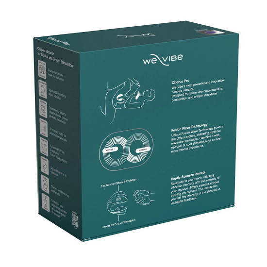 Смарт-вибратор для пар, фиолетовый We-Vibe Chorus Pro Cosmic Purple