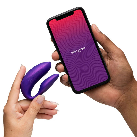 Смарт-вибратор для пар, фиолетовый We-Vibe Chorus Pro Cosmic Purple