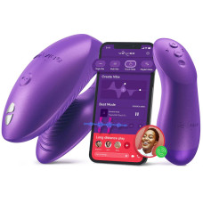 Смарт-вібратор для пар, фіолетовий We-Vibe Chorus Pro Cosmic Purple