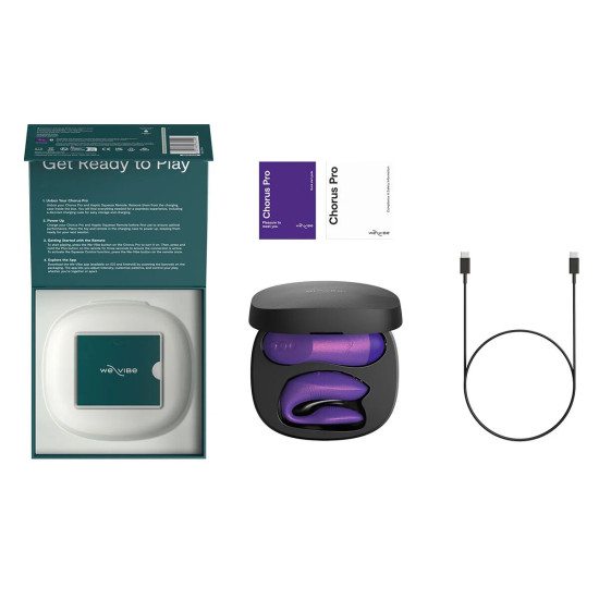 Смарт-вибратор для пар, фиолетовый We-Vibe Chorus Pro Cosmic Purple