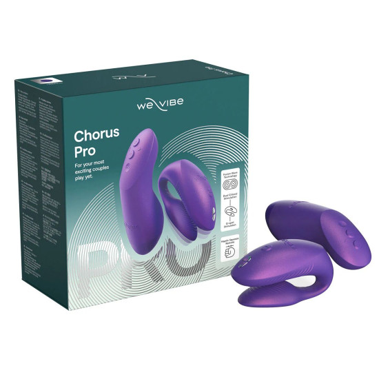 Смарт-вибратор для пар, фиолетовый We-Vibe Chorus Pro Cosmic Purple