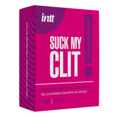 Смоктайзер для клітора (гель з ефектом посмоктування), полуниця Intt Suck My Clit Wild Strawberry, 15 ml