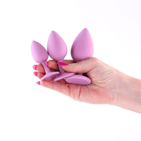 Набор анальных пробок, розовый NS Novelties INYA - Triple Ace Kit - Blush