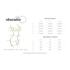 Трусики Obsessive Blomentis Thong, XS/S