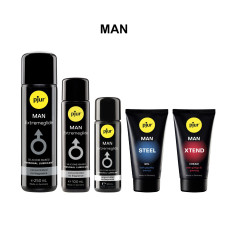 pjur MAN Steel Gel, 50 ml - стимулирующий гель для пениса (мятая упаковка)