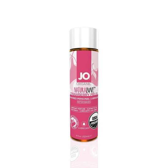 Лубрикант на водній основі зі смаком полуниці JO NATURALOVE Strawberry, 120 ml (термін 01.08. 2024)