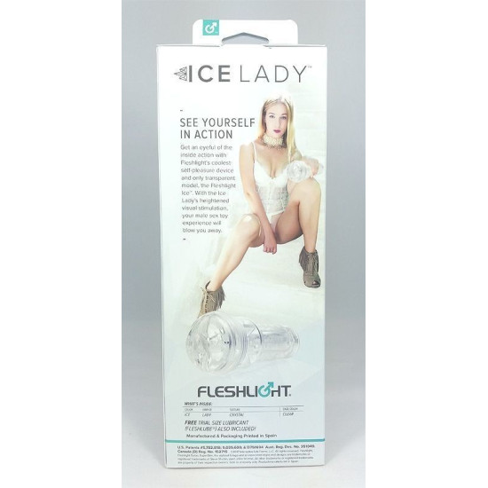 Полупрозрачный мастурбатор-вагина Fleshlight Ice Lady Crystal