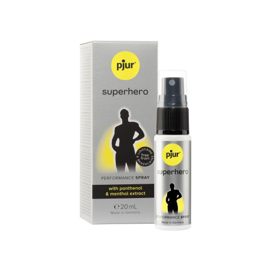 Спрей-пролонгатор, впитывающийся в кожу Pjur Superhero Spray, 20 ml