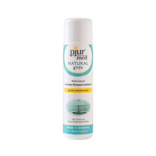 Pjur MED Natural Glide, 100 ml - інтимна змазка для сухої та чутливої шкіри на водній основі