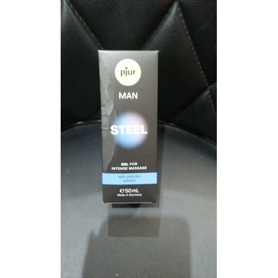 pjur MAN Steel Gel, 50 ml - стимулирующий гель для пениса (мятая упаковка)