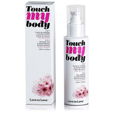 Зволожувальний гель для сексу і масажу 2-в-1 з вишневим ароматом Love To Love TOUCH MY BODY Cherry Blossom, 100 ml