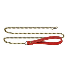 Премиум поводок из натуральной кожи в подарочной упаковке, красный Lovecraft Premium Leash Red