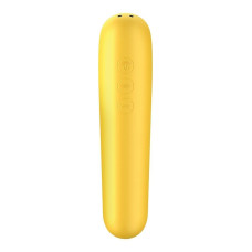 Смарт вібратор і вакуумний стимулятор 2 в 1, жовтий Satisfyer Dual Love Yellow
