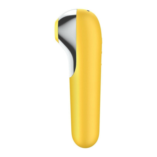 Смарт вібратор і вакуумний стимулятор 2 в 1, жовтий Satisfyer Dual Love Yellow
