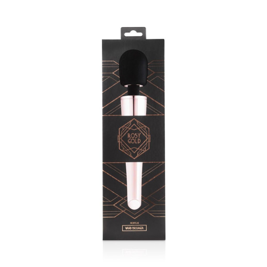 Вібромасажер у формі мікрофона Rosy Gold Nouveau Wand Massager
