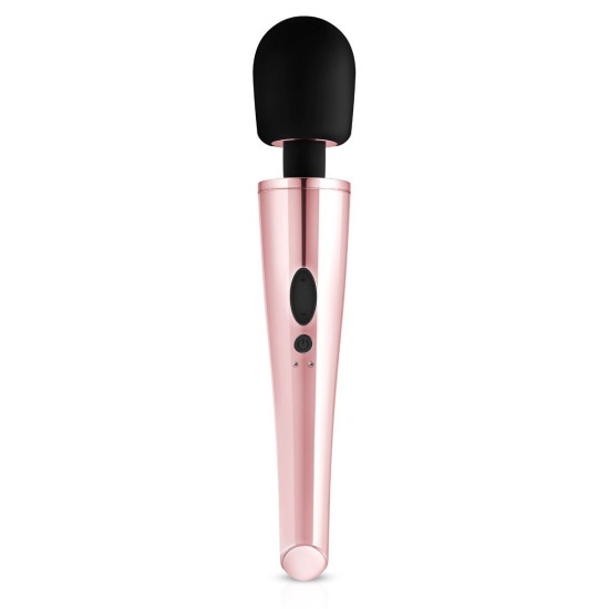 Вібромасажер у формі мікрофона Rosy Gold Nouveau Wand Massager