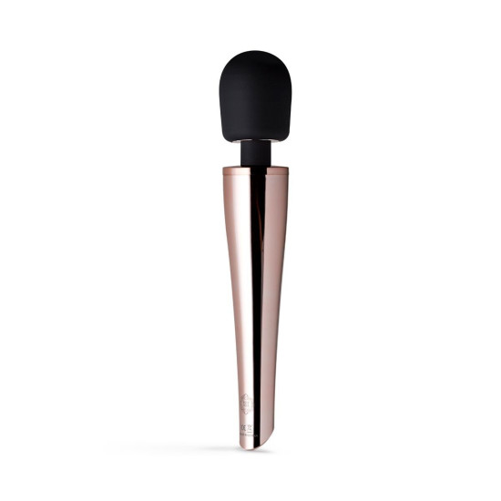 Вібромасажер у формі мікрофона Rosy Gold Nouveau Wand Massager