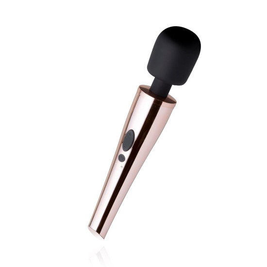 Вібромасажер у формі мікрофона Rosy Gold Nouveau Wand Massager