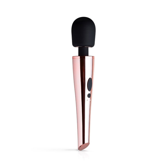 Вібромасажер у формі мікрофона Rosy Gold Nouveau Wand Massager