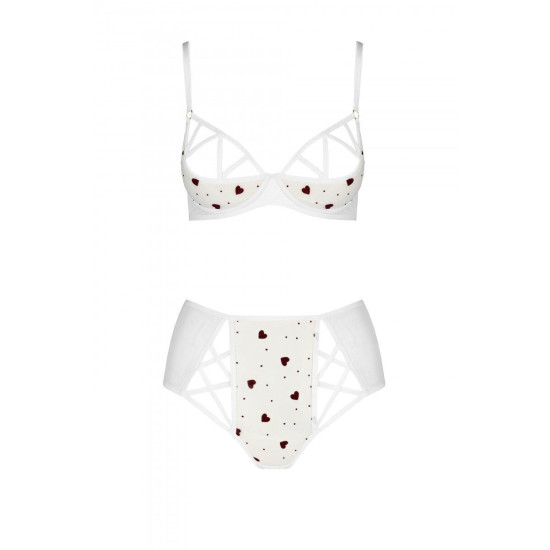 Комплект белья (лиф и трусики-бикини), белый Lovelia Bikini White, S/M