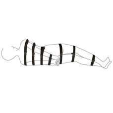 Ремені для бондажу Art of Sex BDSM Bondage Black Night Simple