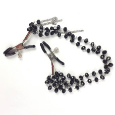 Зажимы для сосков, черные Art of Sex Nipple Clamps Black Sexy Jewelry