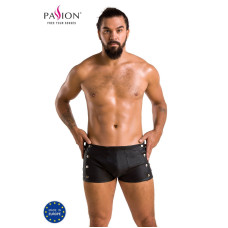 Шкіряні боксери із заклепками, чорні Passion 048 Short David Black, S/M
